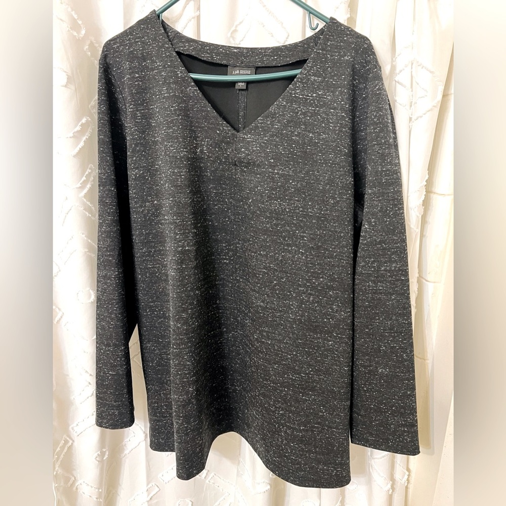 J JILL WHEREVER COLLECTION WOMENS TUNIC TOP SIZE L